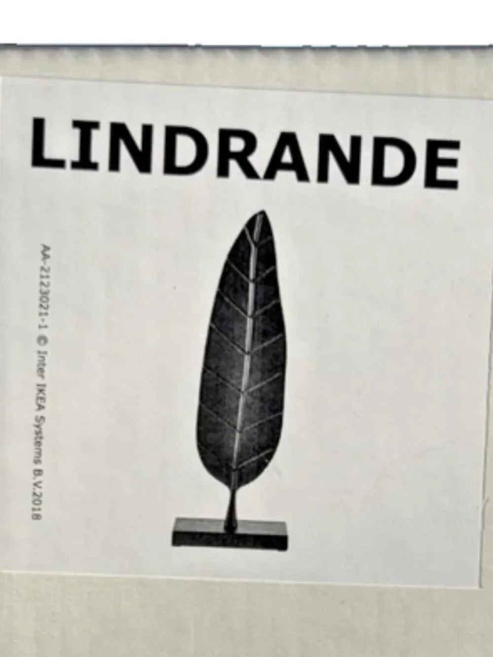 Lindrande Table Decor - Metal Leaf - 17 3/4